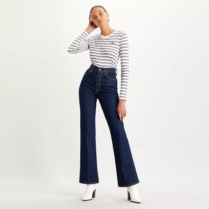 Levi's Women's Dark Blue High-Rise Boot Cut Jeans